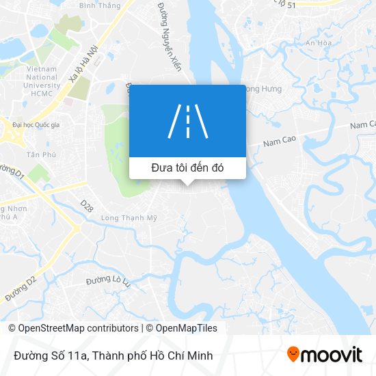 Bản đồ Đường Số 11a