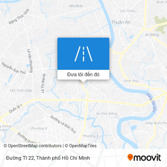 Bản đồ Đường Tl 22