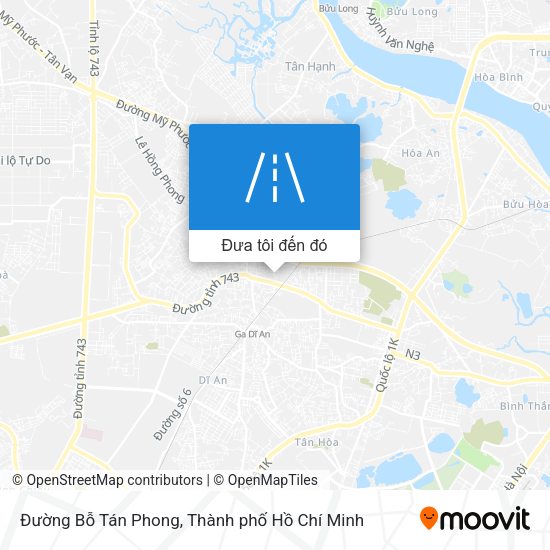 Bản đồ Đường Bỗ Tán Phong