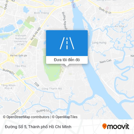 Bản đồ Đường Sổ 5