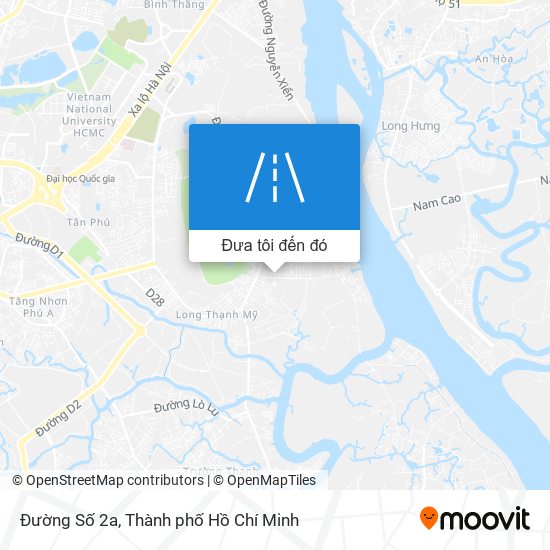 Bản đồ Đường Số 2a