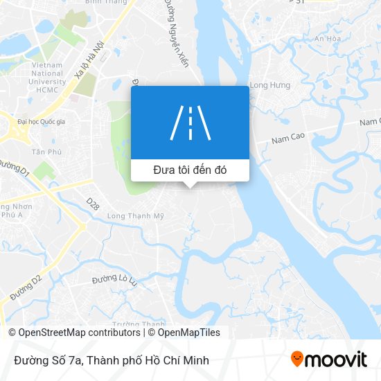 Bản đồ Đường Số 7a