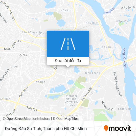 Bản đồ Đường Đào Sư Tích