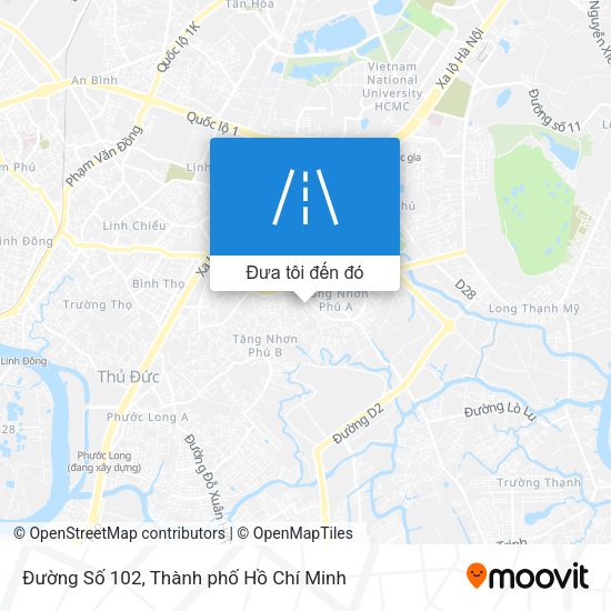 Bản đồ Đường Số 102
