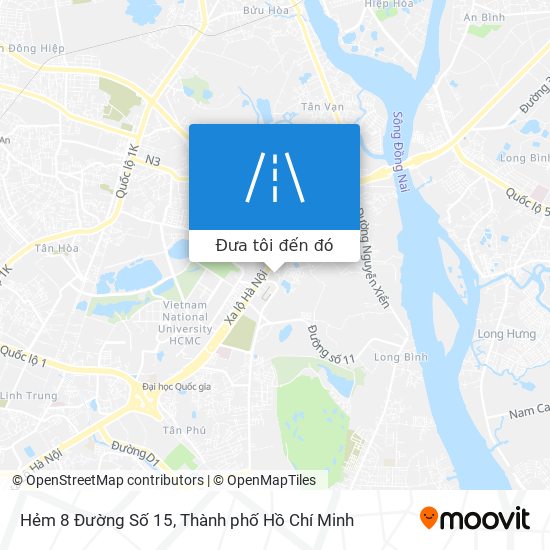 Bản đồ Hẻm 8 Đường Số 15