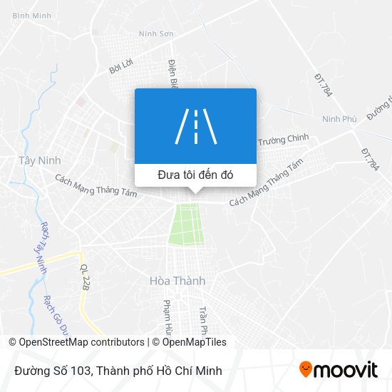 Bản đồ Đường Số 103
