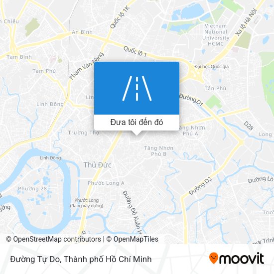 Bản đồ Đường Tự Do