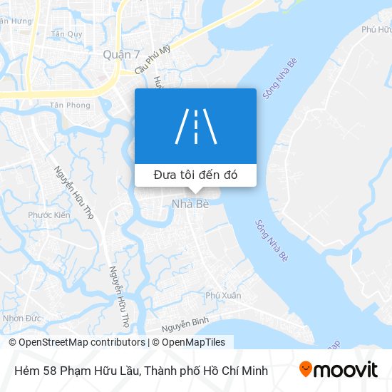 Bản đồ Hẻm 58 Phạm Hữu Lầu