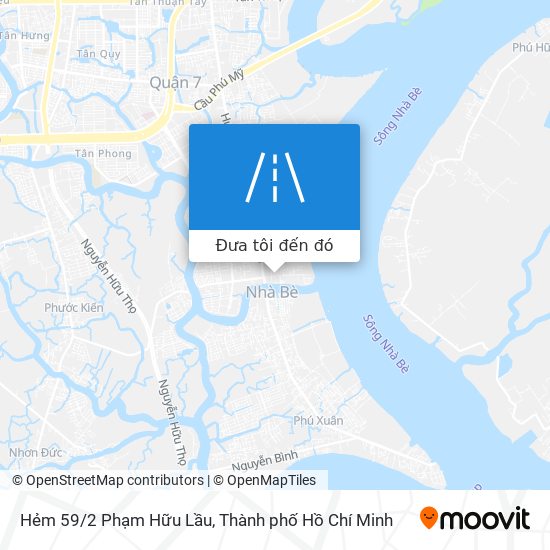 Bản đồ Hẻm 59/2 Phạm Hữu Lầu