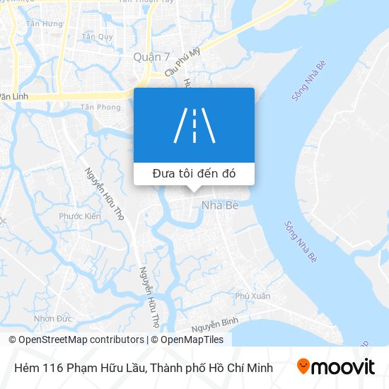 Bản đồ Hẻm 116 Phạm Hữu Lầu