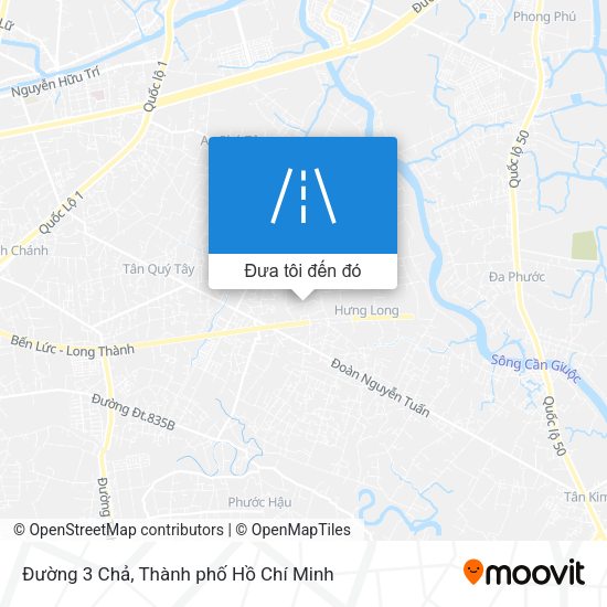 Bản đồ Đường 3 Chả