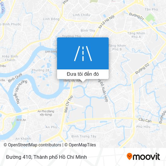 Bản đồ Đường 410