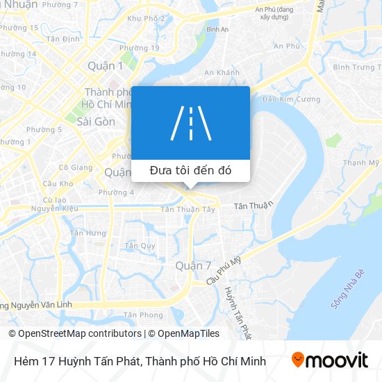 Bản đồ Hẻm 17 Huỳnh Tấn Phát