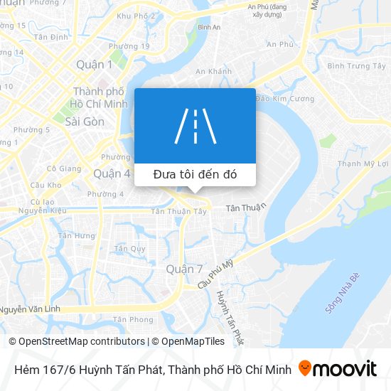 Bản đồ Hẻm 167/6 Huỳnh Tấn Phát
