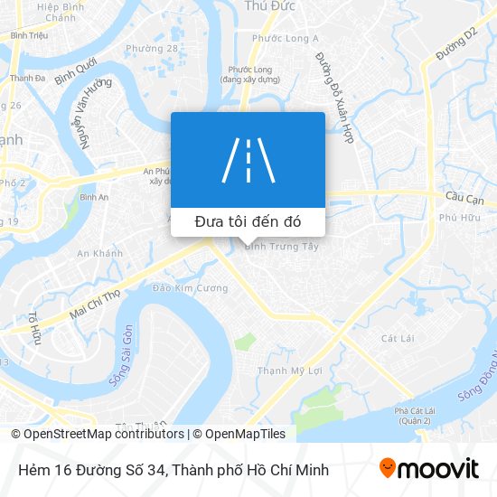 Bản đồ Hẻm 16 Đường Số 34