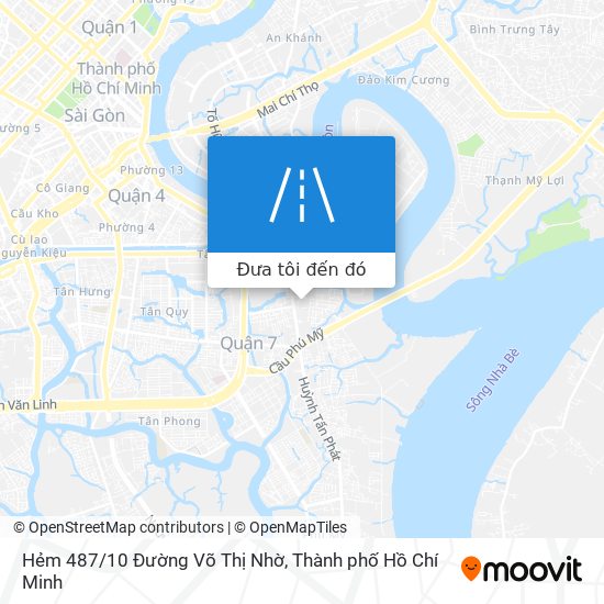 Bản đồ Hẻm 487/10 Đường Võ Thị Nhờ