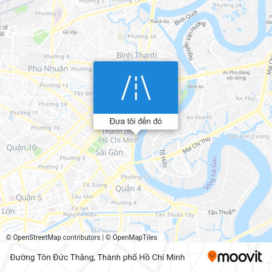 Bản đồ Đường Tôn Đức Thắng