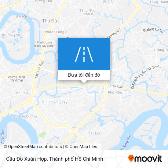 Bản đồ Cầu Đồ Xuân Hợp