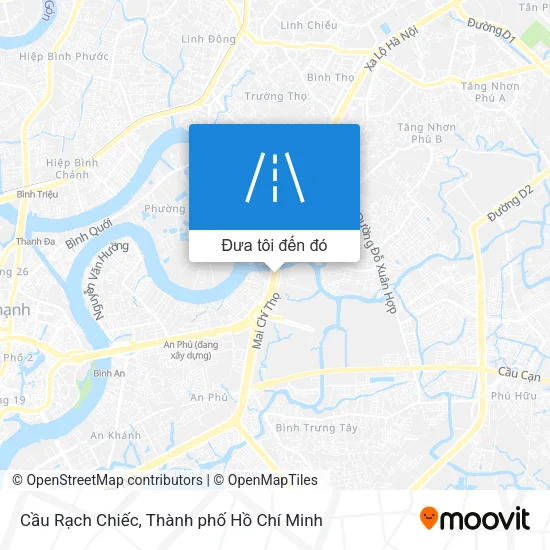 Bản đồ Cầu Rạch Chiếc