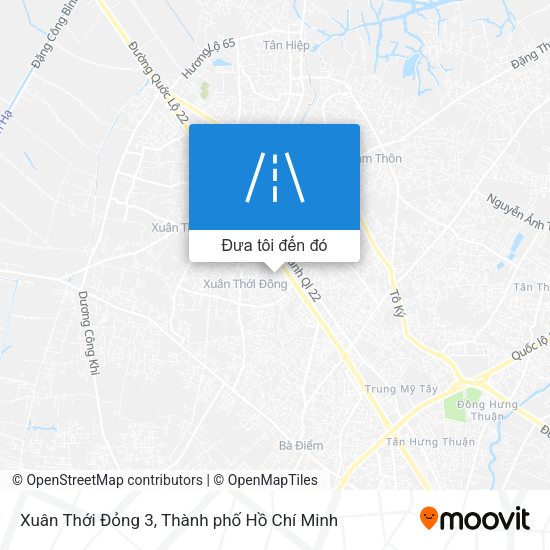 Bản đồ Xuân Thới Đỏng 3