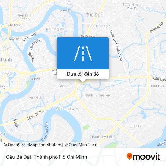 Bản đồ Cầu Bà Dạt