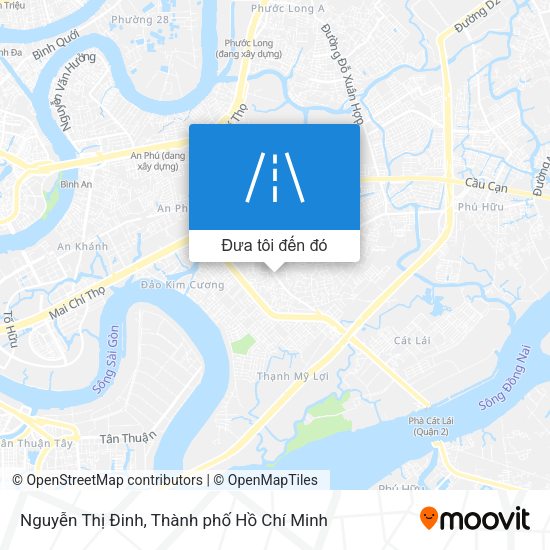 Bản đồ Nguyễn Thị Đinh