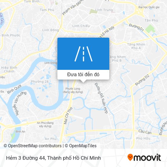 Bản đồ Hẻm 3 Đường 44