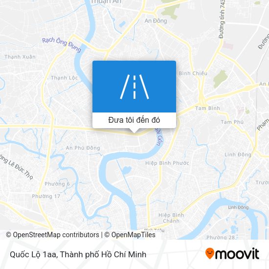 Bản đồ Quốc Lộ 1aa