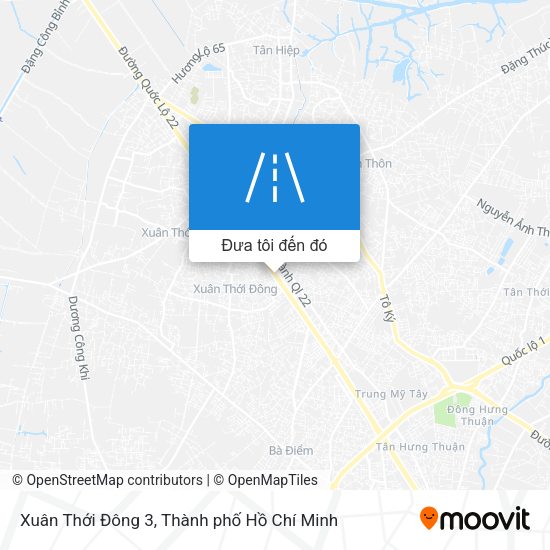 Bản đồ Xuân Thới Đông 3