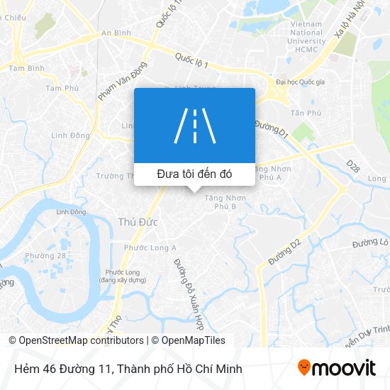 Bản đồ Hẻm 46 Đường 11