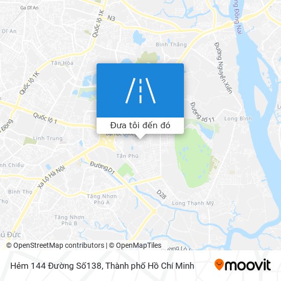 Bản đồ Hẻm 144 Đường Số138