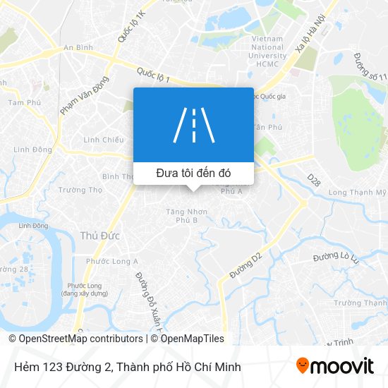 Bản đồ Hẻm 123 Đường 2