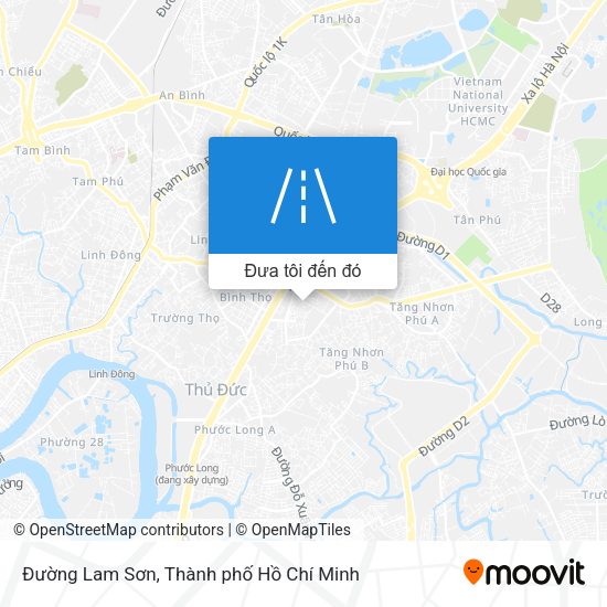 Bản đồ Đường Lam Sơn
