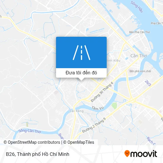 B26 Postcode Map Làm sao để đến B26, Thành phố Hồ Chí Minh bằng xe buýt?