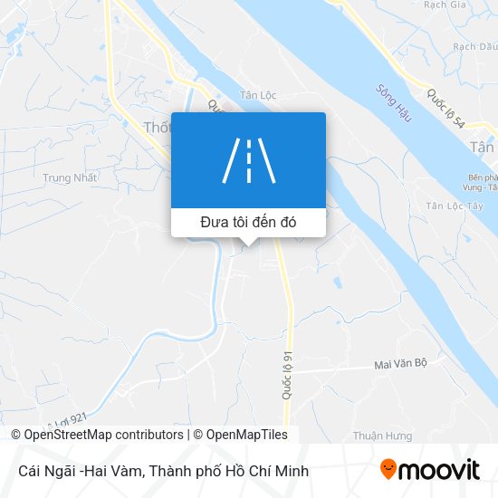 Bản đồ Cái Ngãi -Hai Vàm
