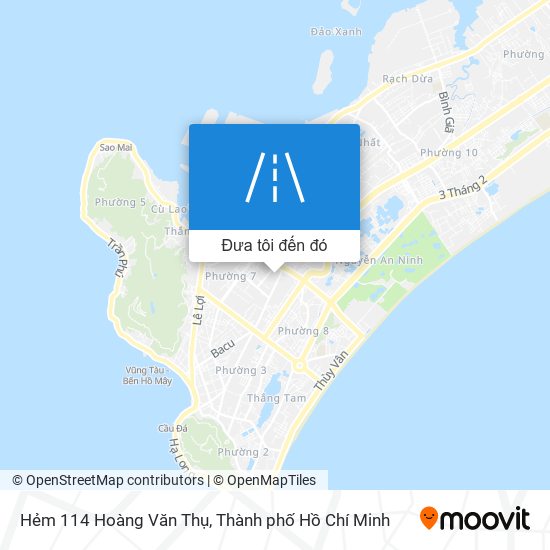 Bản đồ Hẻm 114 Hoàng Văn Thụ