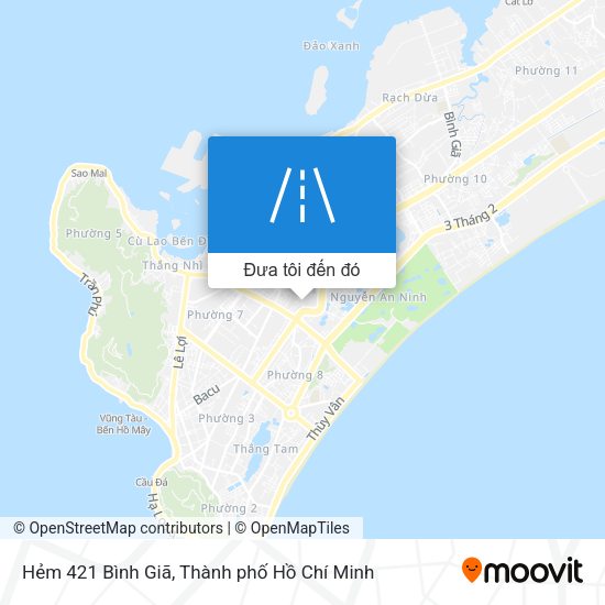 Bản đồ Hẻm 421 Bình Giã