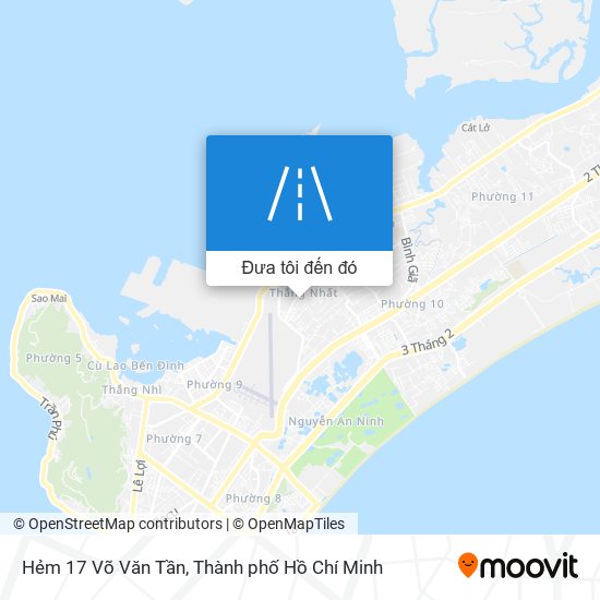 Bản đồ Hẻm 17 Võ Văn Tần