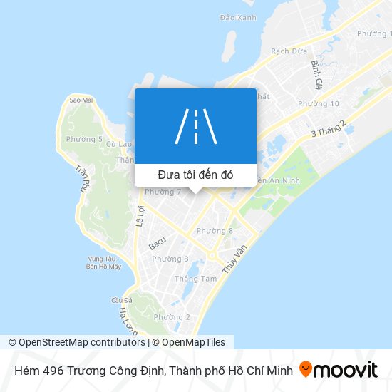 Bản đồ Hẻm 496 Trương Công Định