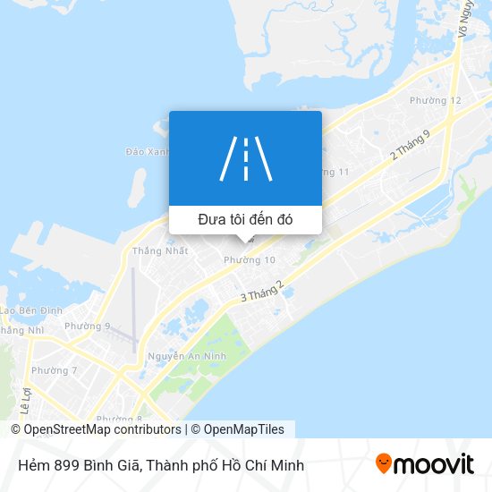 Bản đồ Hẻm 899 Bình Giã