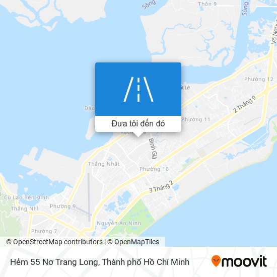 Bản đồ Hẻm 55 Nơ Trang Long