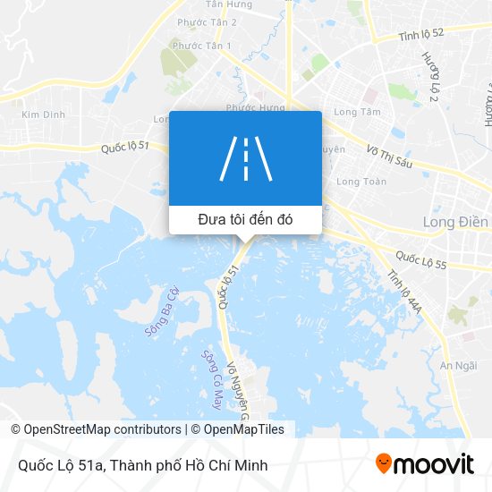 Bản đồ Quốc Lộ 51a
