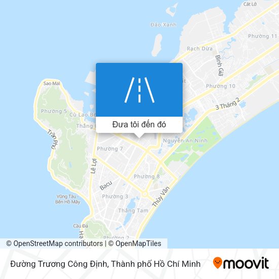 Bản đồ Đường Trương Công Định