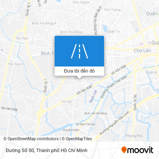 Bản đồ Đường Số 50