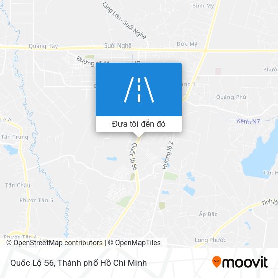 Bản đồ Quốc Lộ 56
