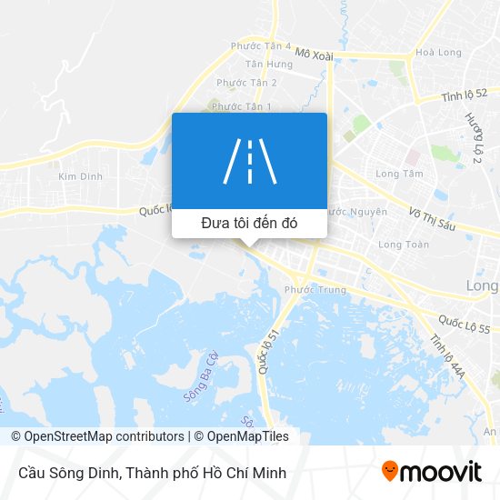 Bản đồ Cầu Sông Dinh