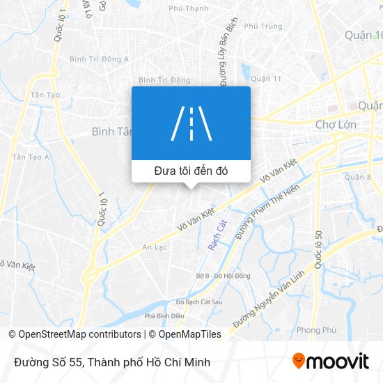 Bản đồ Đường Số 55