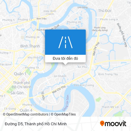 Bản đồ Đường D5