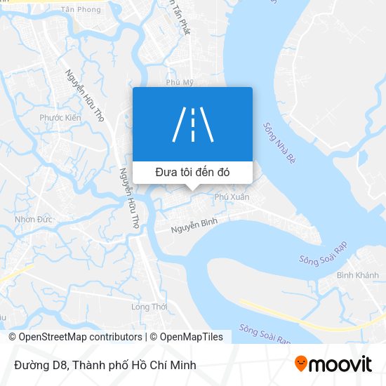 Bản đồ Đường D8