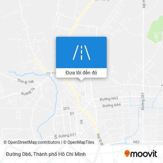 Bản đồ Đường Db6